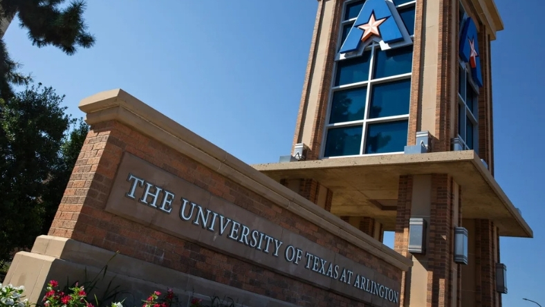University of Texas campus entrance sign